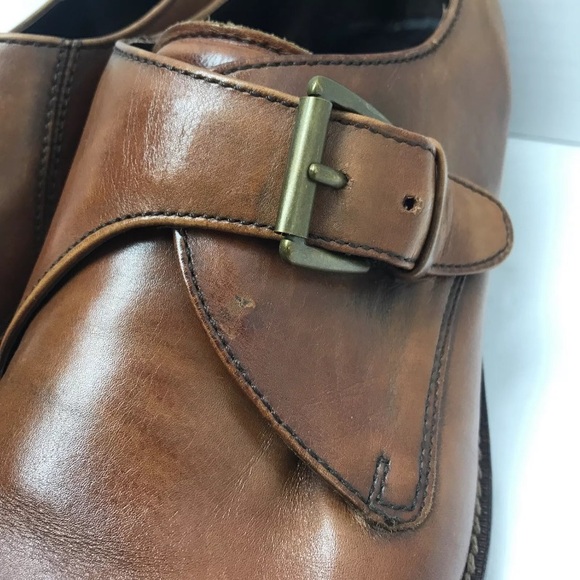 Cole Haan Air Men’s Size 11 Brown Madison single Monk Strap shoes - Picture 7 of 16